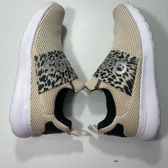 Adidas Women's  leopard Cream Slip-On Shoes Size 6 SB-15 - Picture 9 of 11